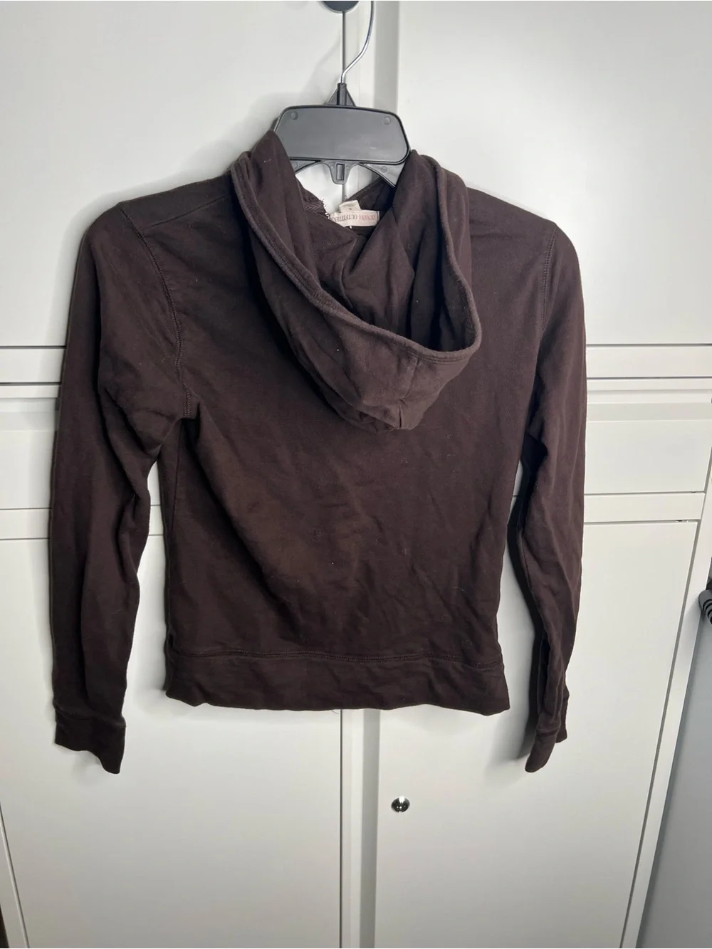 ☀️ Brown Zip-Up Hooded Sweatshirt - Picture 2 of 3